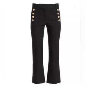 Derek Lam✨black cropped, gold button detail • orig.$485.